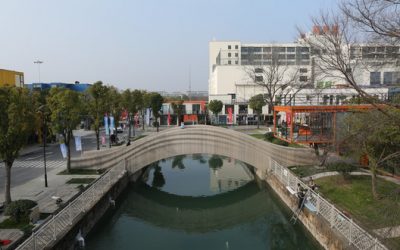 World’s Largest 3D-Printed Concrete Pedestrian Bridge Completed in China