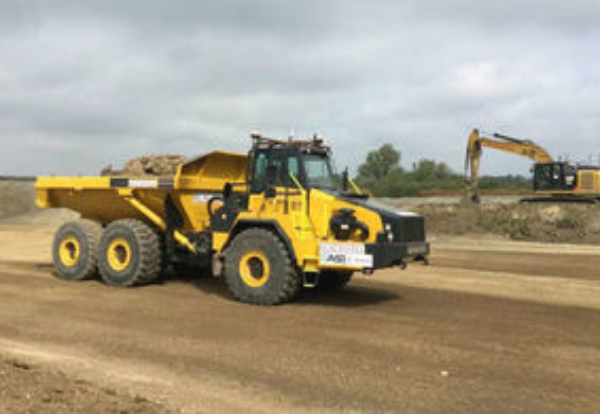 Driverless Dump Trucks Used for First time on A14 Site