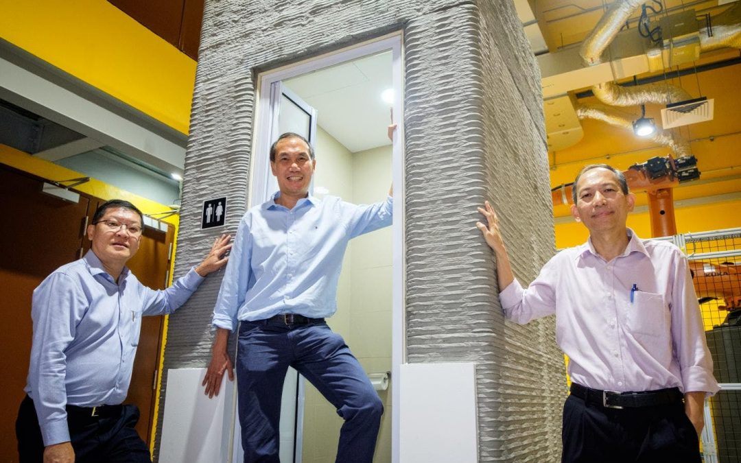 3D-Printed Bathroom Units Take Shape in a Single Day