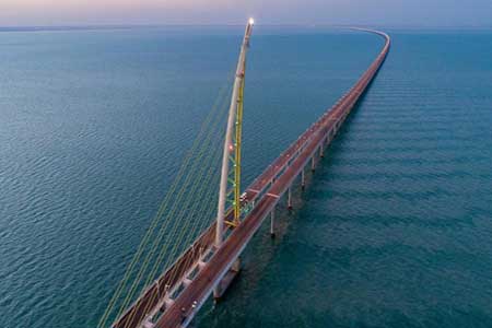 World’s fourth longest sea-bridge established by Kuwait