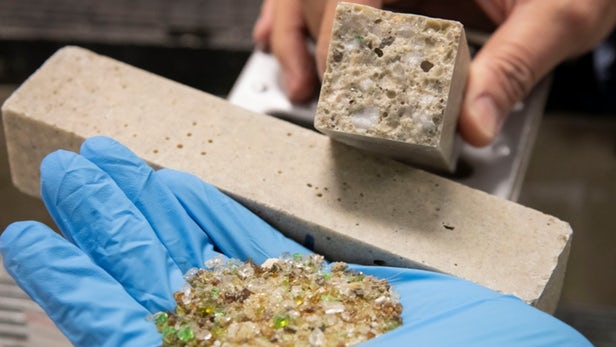 Old Glass May Find Use in New, Better Concrete