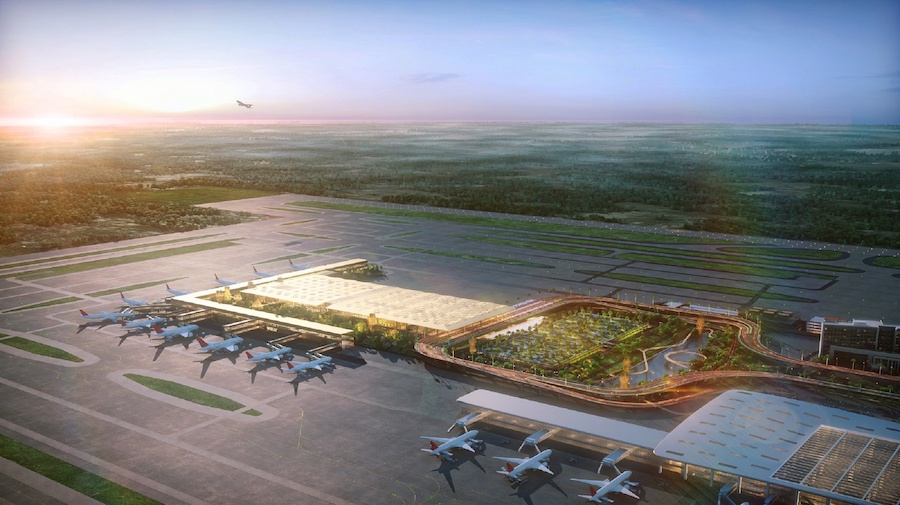 Construction Begins On “Garden Airport” in BengaluruConstruction of the 255,000-square-meter, $2-billion Te