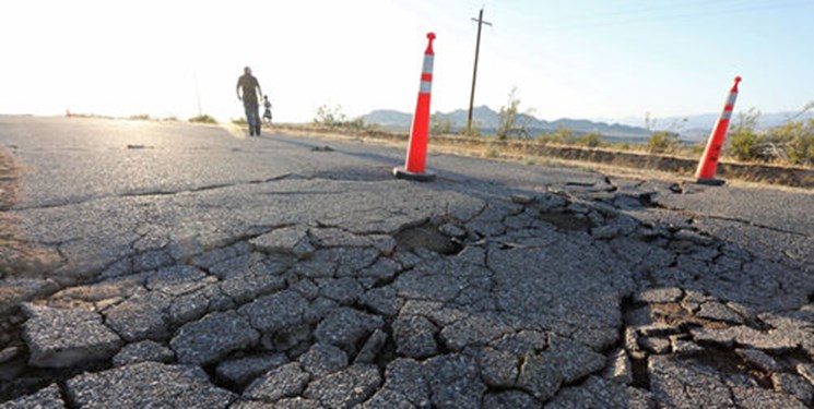 صویربرداری ناسا از زلزله کالیفرنیا و نمایش تغییر پوسته زمین