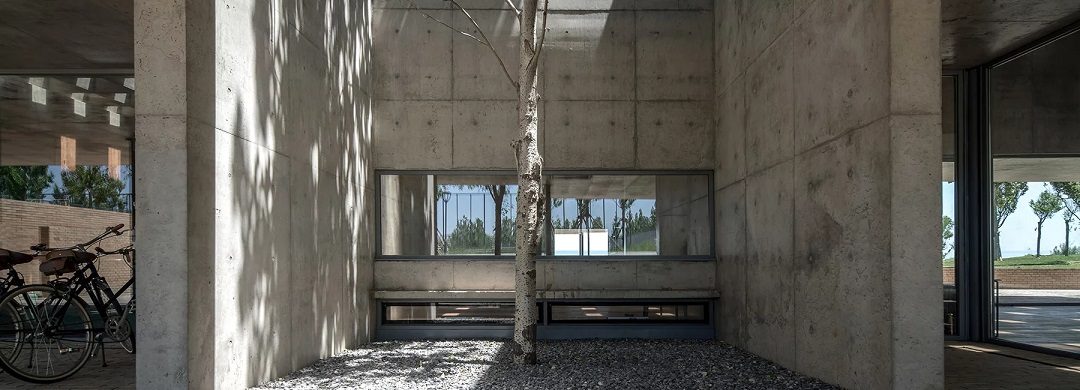 Concrete Waffle Beams Bring Natural Light Into Vector Architects’ Restaurant in China