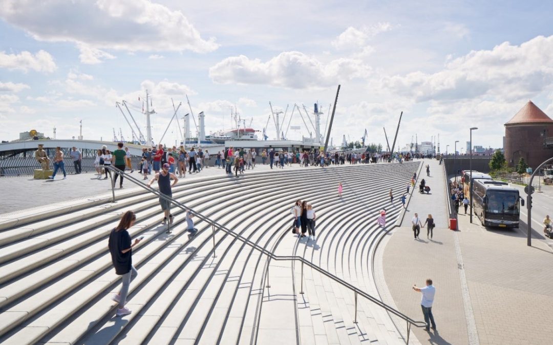 Zaha Hadid Architects Adds Signature Style to German Flood Defenses