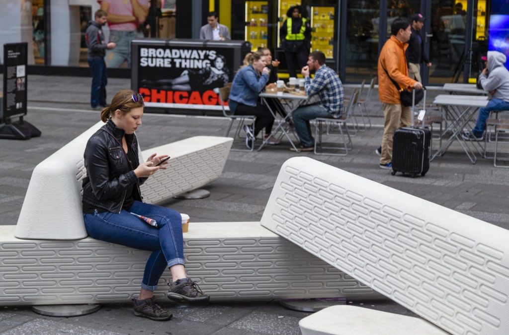 New 3DPprinted, Crash-Proof Benches Debut in Times Square