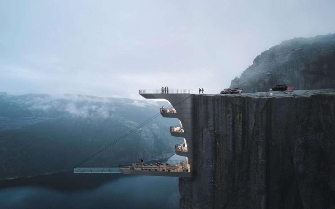 Beautiful or Terrifying? Architect Designs Hotel Suspended Over a Cliff
