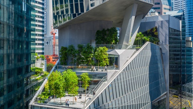 Singapore Tower Gives Back the Greenery it Takes