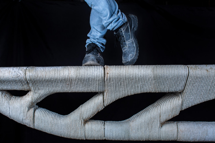 Concrete Bridge Created With a 3D Printer