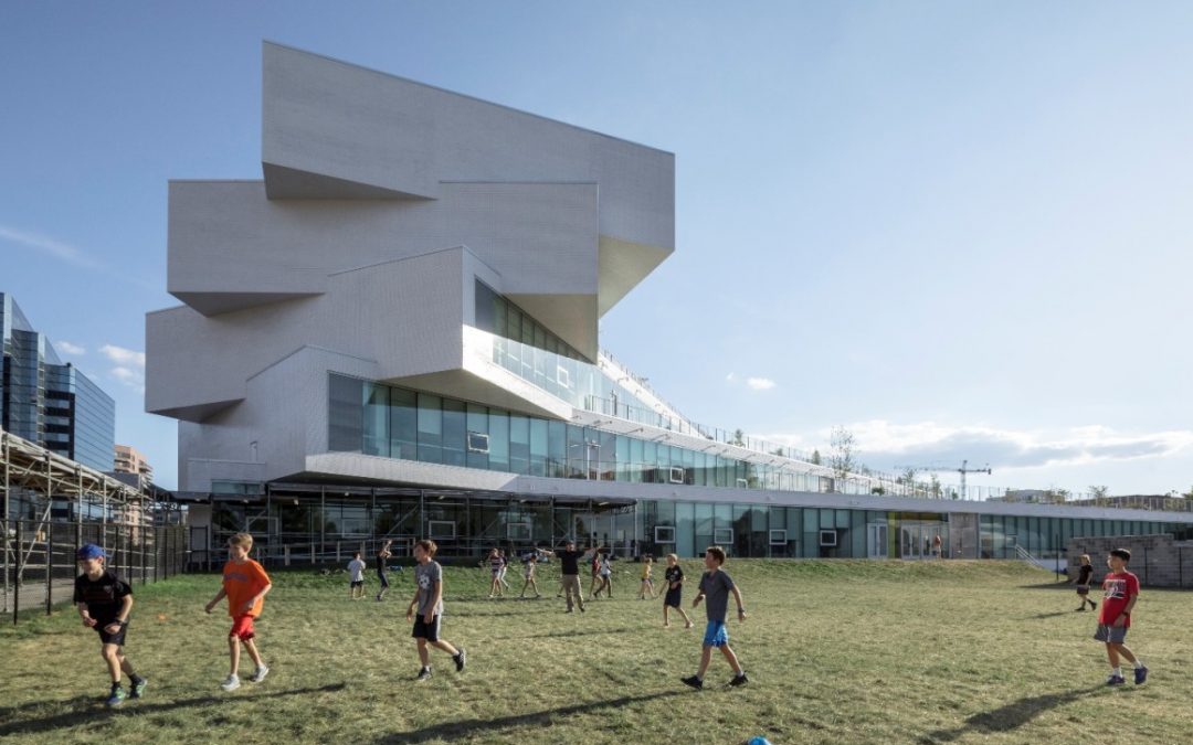 BIG-Designed School Fans out to Create Green-Roofed Terraces