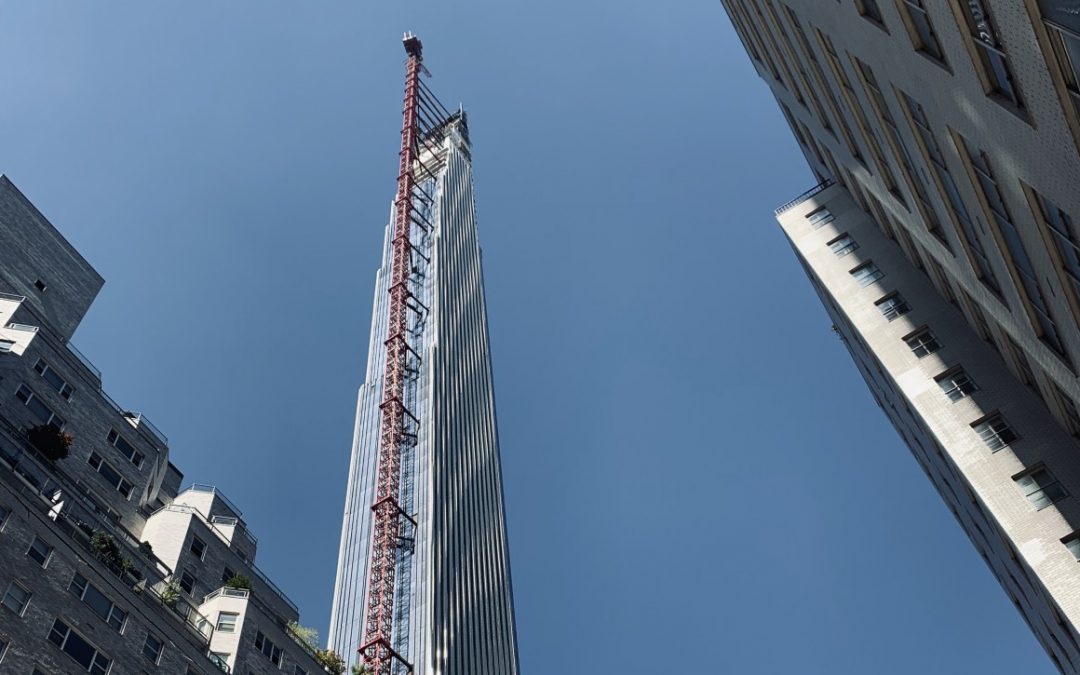Work Nears Completion on Slim and Luxurious NYC Skyscraper