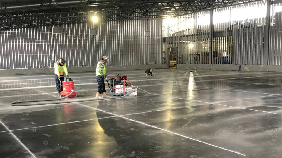 Placing, Finishing, Sawing and Curing Total Concrete Slab Packages