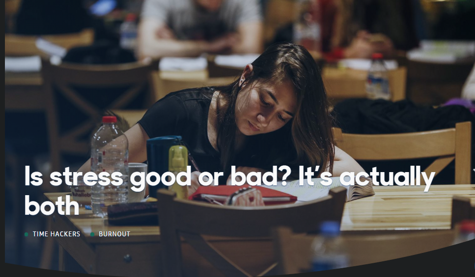 Is Stress Good or Bad? It’s Actually Both