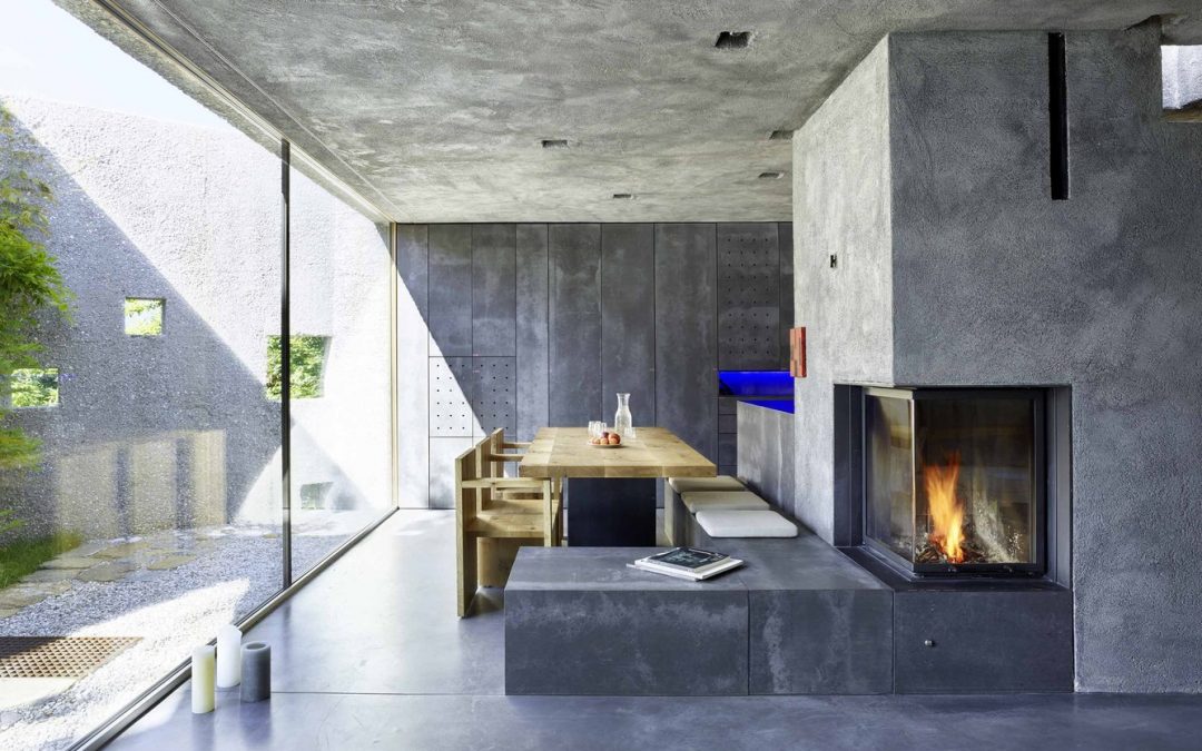 Concrete Benches: Furniture for Inside and Outside the Home
