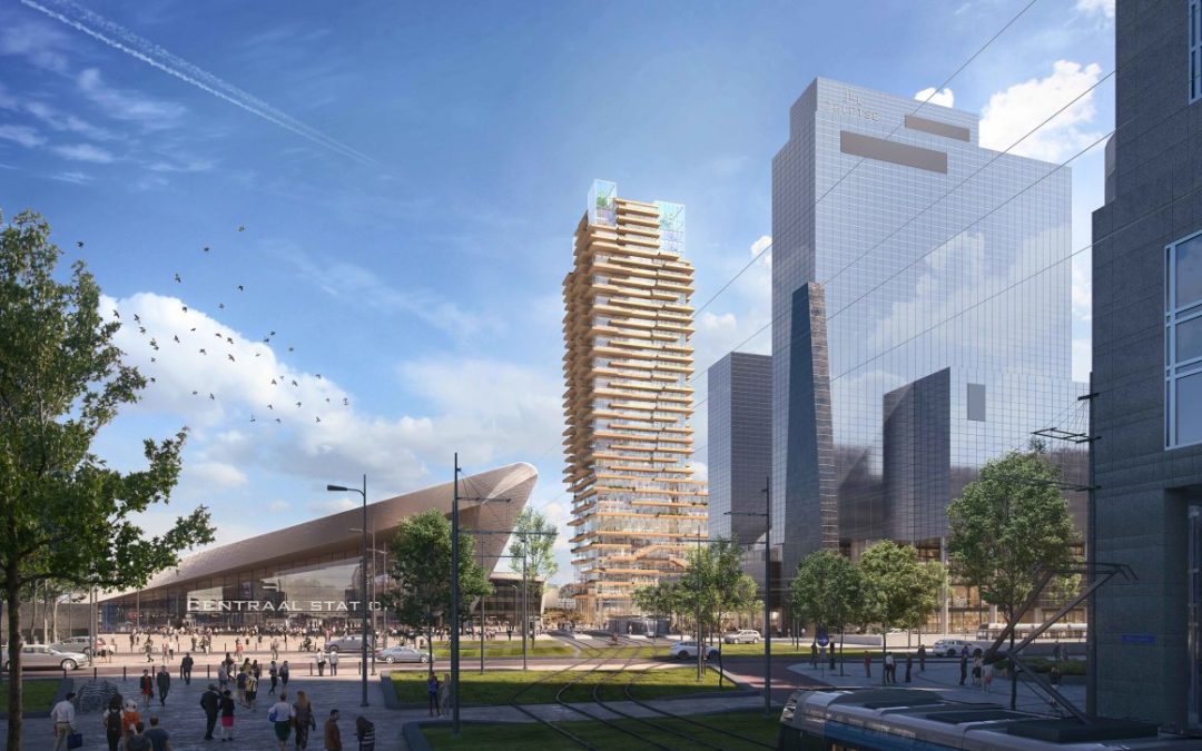 Hybrid Timber Tower to Grow in the Netherlands