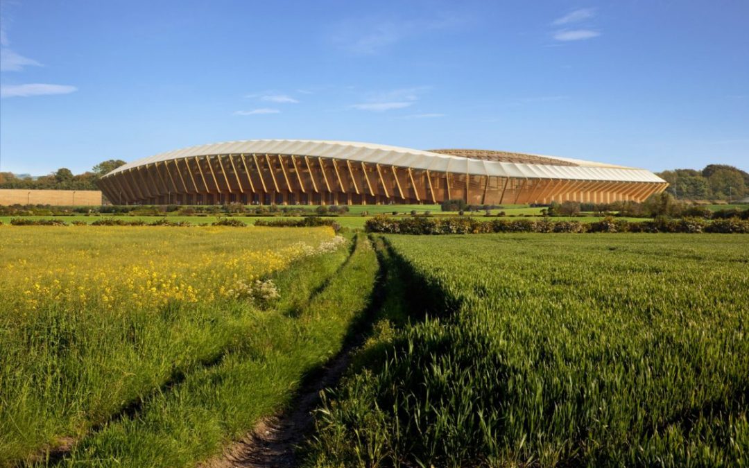 Zaha Hadid Architects’ Timber Stadium Scores Planning Permission
