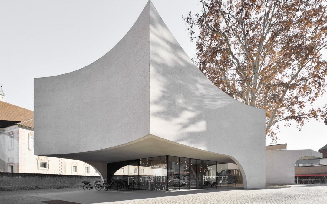 MoDus Architects Designs “Treehugging” Concrete Tourist Information Office in Italy.jpg