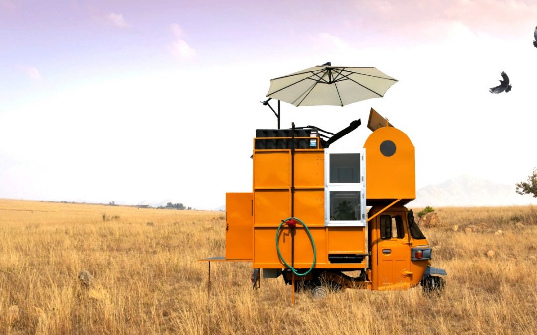 Rickshaw-based Micro-house Takes Small Living into the Wild.jpg