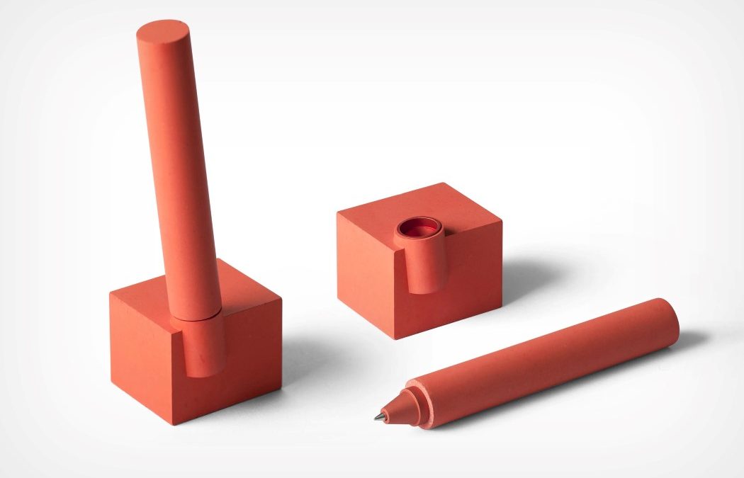 Made Out Of Concrete The Mergeerge Desk Pen Wonderfully Captures Minimal Brutalism