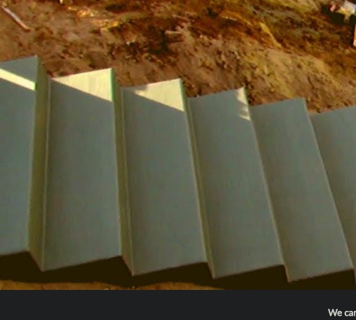 Construction Workers Build Concrete Staircase and It’s a Masterpiece