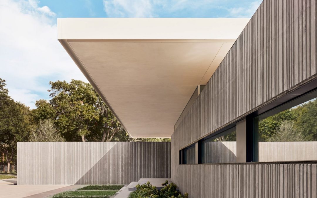 Three Cast-concrete Volumes Form Preston Hazollow House By Specht Architects