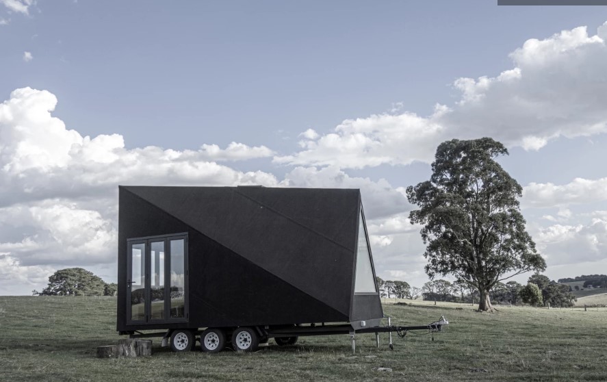 Base Cabin Tiny House Puts an A-frame on Wheels