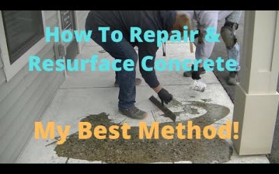 How To Repair and Resurface a Concrete Patio Slab