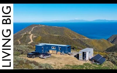Tiny Container House; Epic Off-The-Grid Container Home In Breathtaking Location!