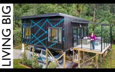 Tiny House; Stunning Modern Small Home Made From 3 x 20ft Shipping Container