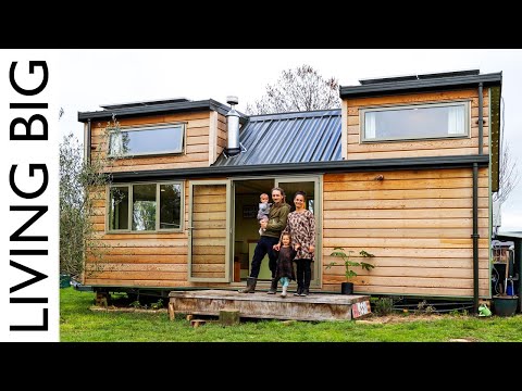 Dream DIY Tiny House With Amazing Kid-Safe Loft