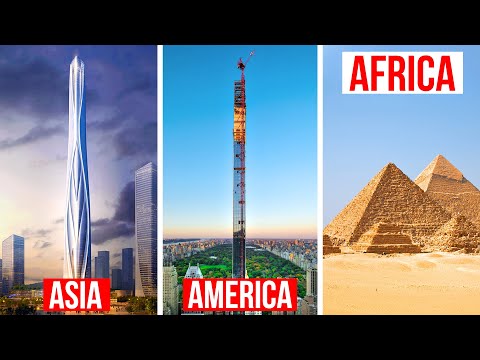 Tallest Skyscrapers Under Construction by Continen