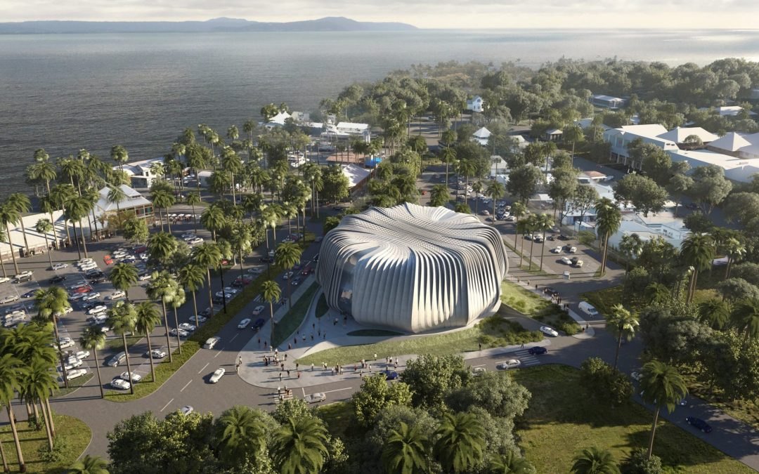 Mushroom Corals Concrete Slab: Contreras Earl Architecture Designs “Living Ark” for Coral Conservation Near Great Barrier Reef