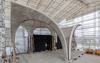 Self-Sustaining Curved Roof: ETH zurich’s block Research Group Completes Complex, Doubly Curved Concrete Roof