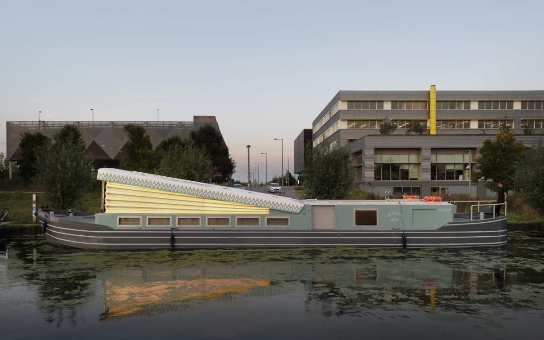 London’s Floating Church: Floating Church Pops Its Top in a London Canal