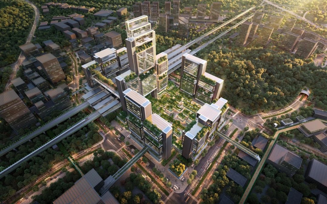 Greenery Covered Towers to Grow Over Shenzhen Transport Hub