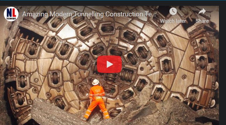 Amazing Modern Tunnelling Construction Technology with Incredible Construction Machines