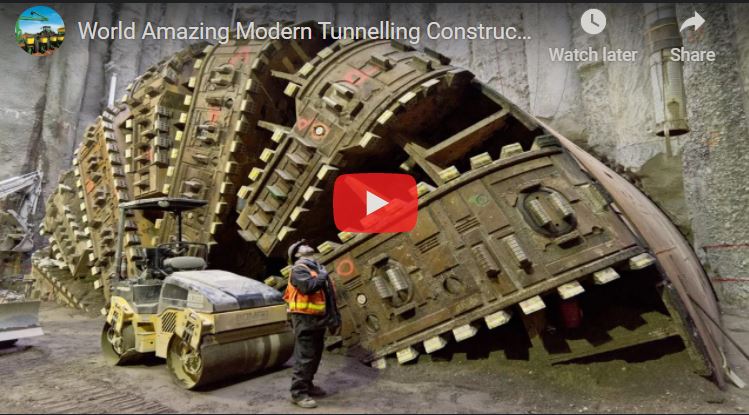 image: Tunneling Construction Technology: Incredible Construction Equipment Machines