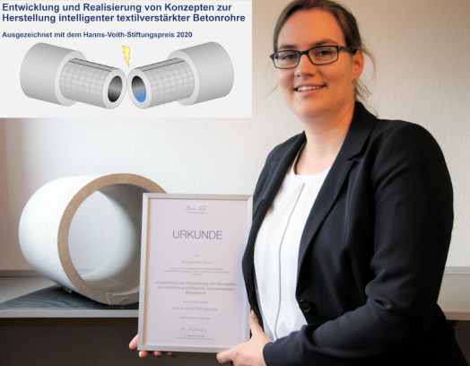 Researcher Awarded for Work on Intelligent Reinforced Concrete Pipes