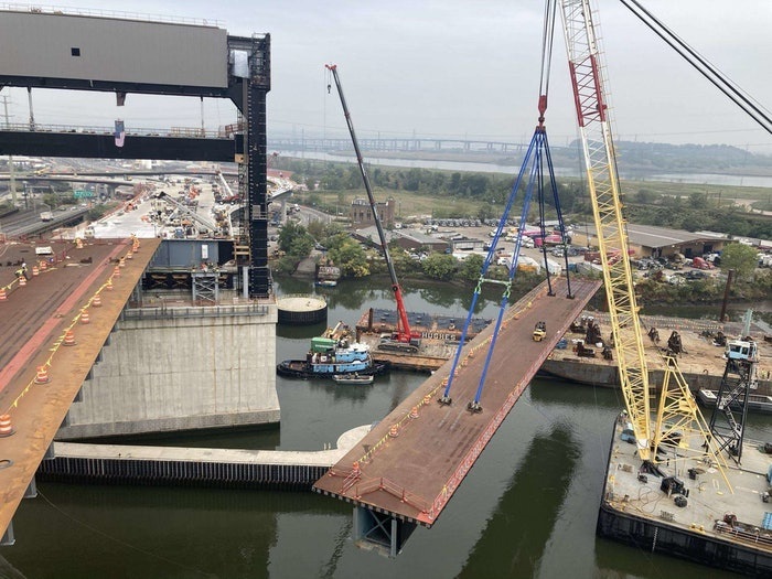 New Jersey’s First Orthotropic Bridge Shipped in Five Pieces Through the Panama Canal