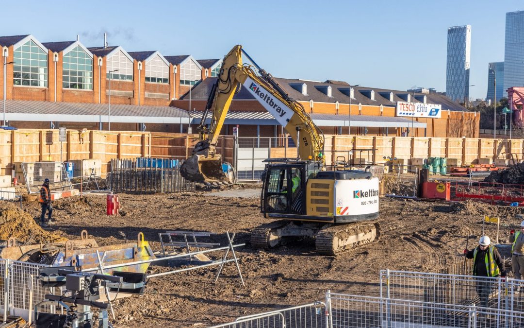 Alternative Concrete Mix Saves Carbon at Canada Water