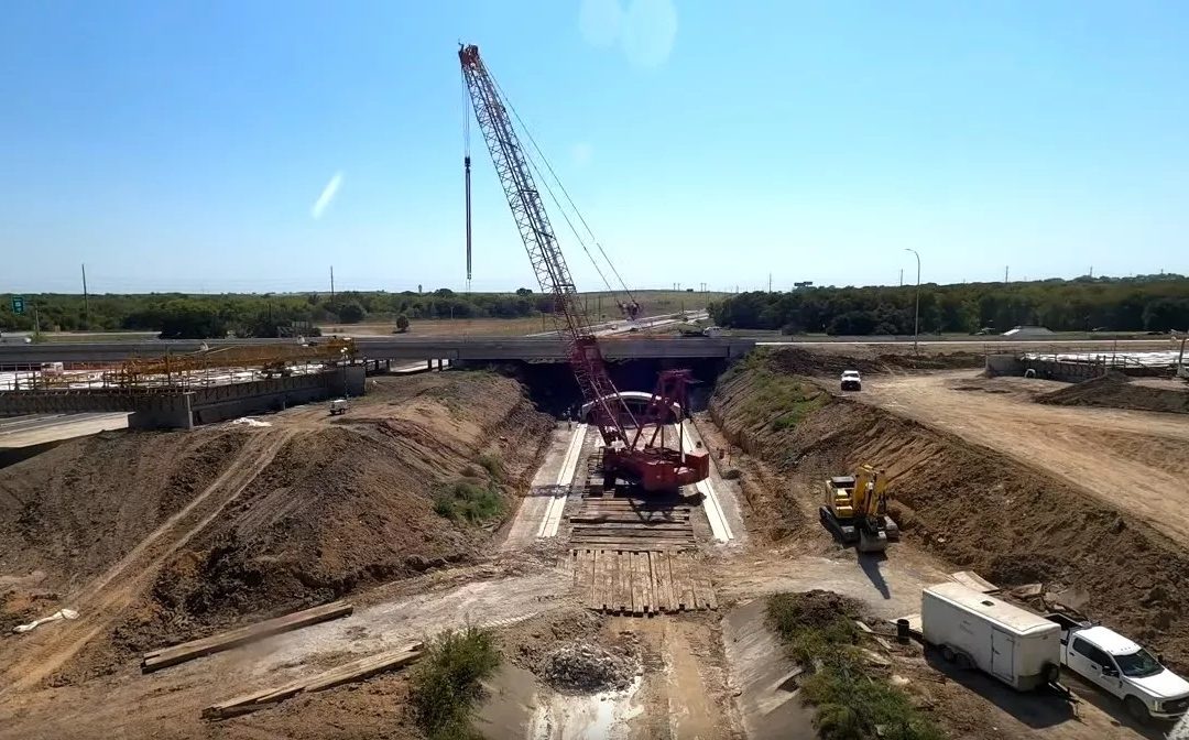 استفاده از پل های پیش ساخته بتنی برای هدایت روان آب ها در تگزاس