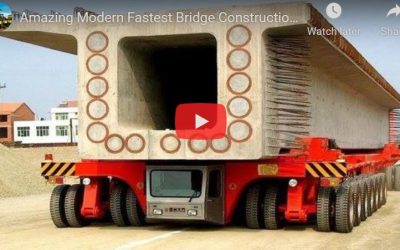 Amazing Modern Fastest Bridge Construction Method