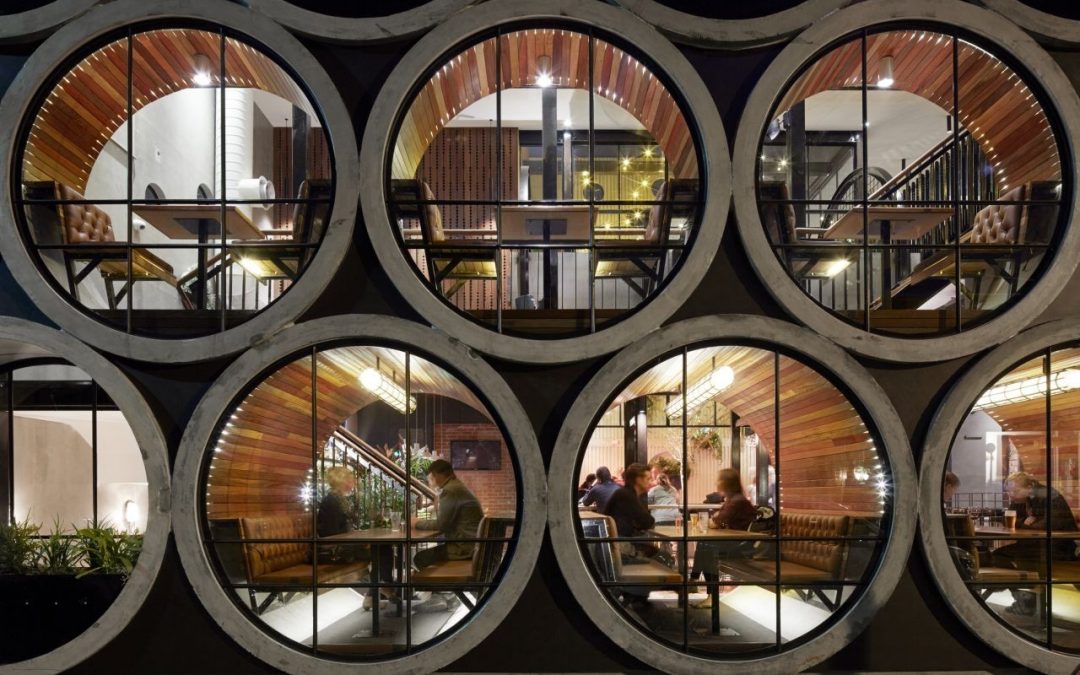 Concrete Pipes Transformed Into Architectural Elements and Living Spaces