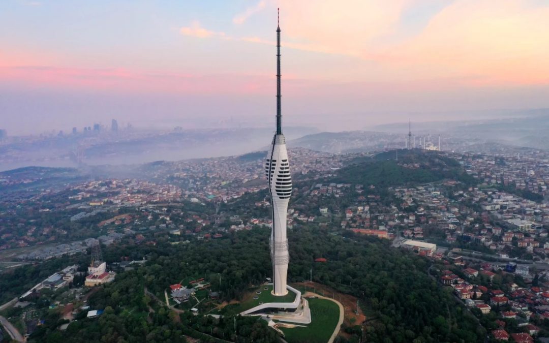 New Supertall communications Tower Architectural Works Completed