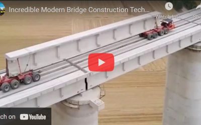 VIDEO – Bridge Construction Technology – Biggest Crane Heavy Equipment Machines Working