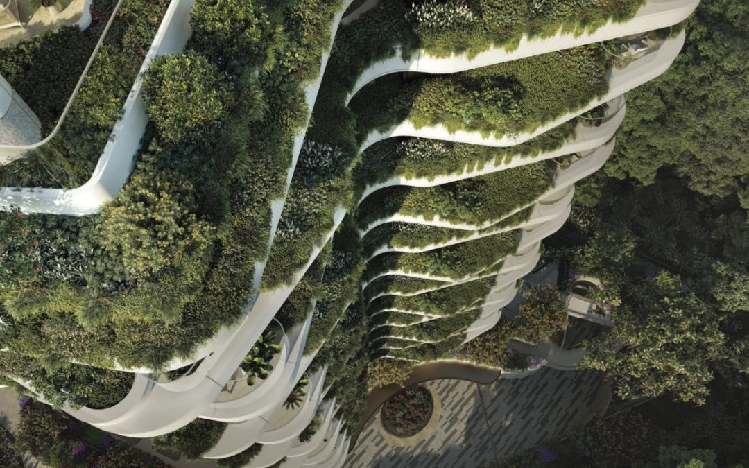 New Butterfly Residential Tower in Singapore