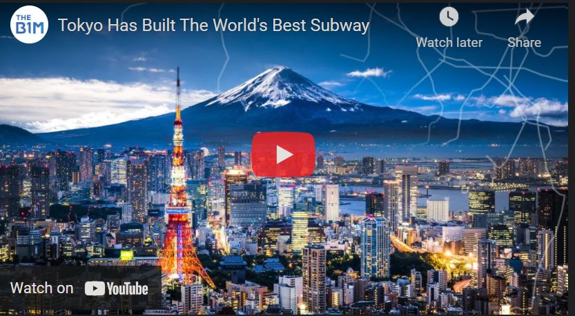 The World’s Best Subway is Built in Tokyo