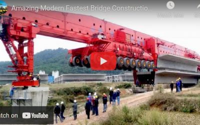 Amazing Modern Fastest Bridge Construction Technology