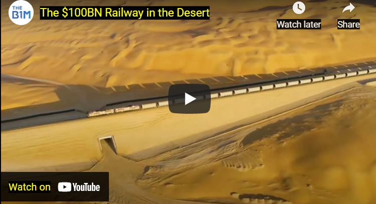 One of The World's Largest and most ambitious Railway projects in The Middle of a Desert