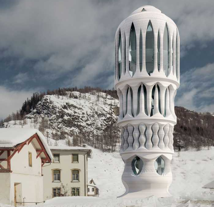 ETH Zurich to 3D print concrete Tower in Switzerland